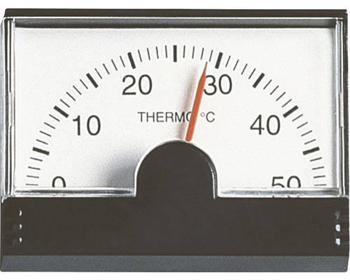 Thermometer Analog TFA Kunststoff schwarz für Auto zum