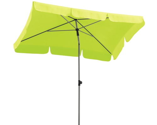 Sonnenschirm Schneider Locarno 180 x 120 x 240 cm apfelgrün Rechteckiger Sonnenschirm für den Garten