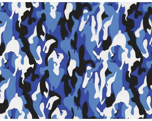 Wassertransferdruck Folie Tarn CA-NR-003-02 50x100 cm Blaues Tarnmuster