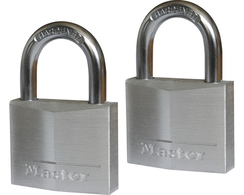 Vorhängeschloss Master Lock 9130EURT Aluminium 30 mm, 2 St.