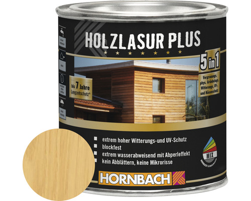 HORNBACH Holzlasur Plus farblos 375 ml HORNBACH Holzlasur Plus farblos 375 ml