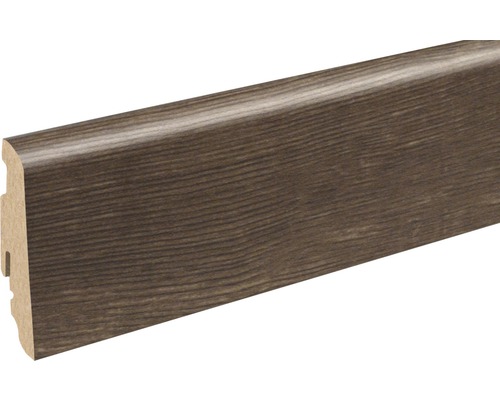 SKANDOR Sockelleiste Eiche III FOEI815 FU60L 19 x 58 x 2400 mm Sockelleiste aus Holz mit Holzmaserung
