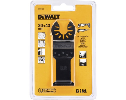 DeWalt Multifunktionswerkzeug Sägeblatt 30x43 Millimeter
