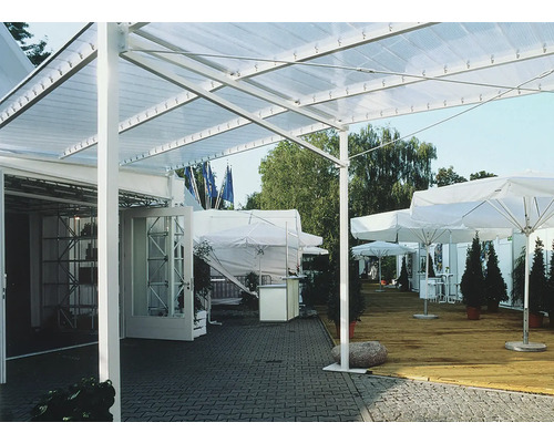 Polycarbonat Hohlkammerpaneel Easy Click Plus klar 2000 x 200 x 16 mm Polycarbonat Hohlkammerpaneel Easy Click Plus klar 2000 x 200 x 16 mm