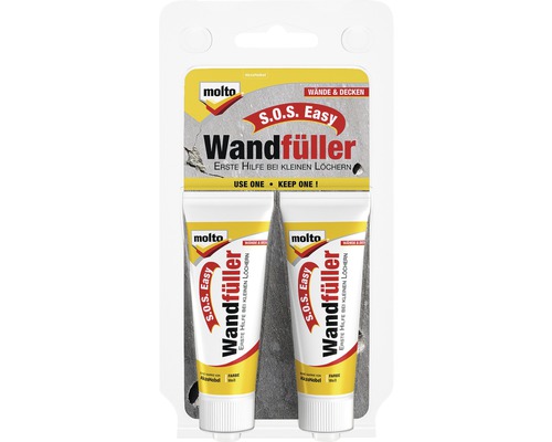 Molto S.O.S. Easy Wandfüller weiß 2x 20 ml Molto S.O.S. Easy Wandfüller weiß 2x 20 ml