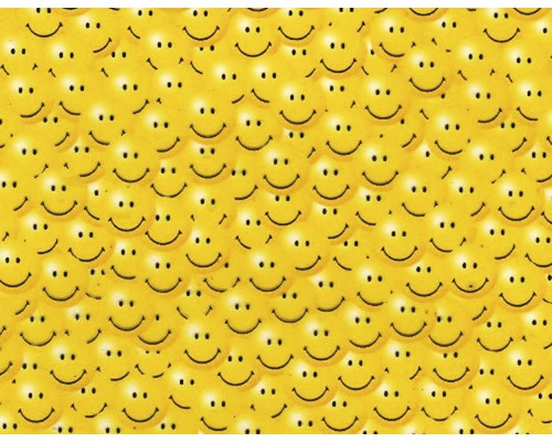 Wassertransferdruck Folie Smileys gelb CD-12-ZM 50x100 cm