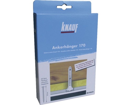 Packung Knauf Ankerhänger 170 zur Befestigung von Knauf CD-Profilen