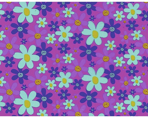 Wassertransferdruck Folie Blumen bunt CD-210 50x100 cm Blumenmuster Stoff