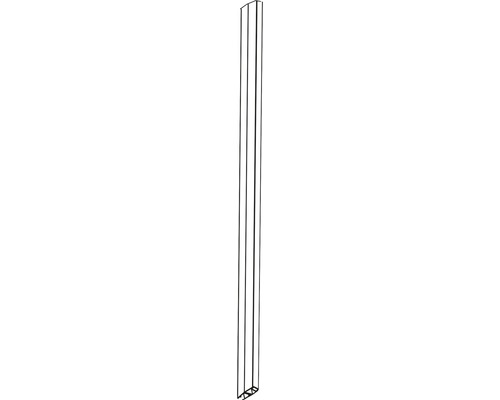 Magnetdichtleiste Form & Style HB16046 für Duschkabinen Aluminium Vierkantrohr Profil