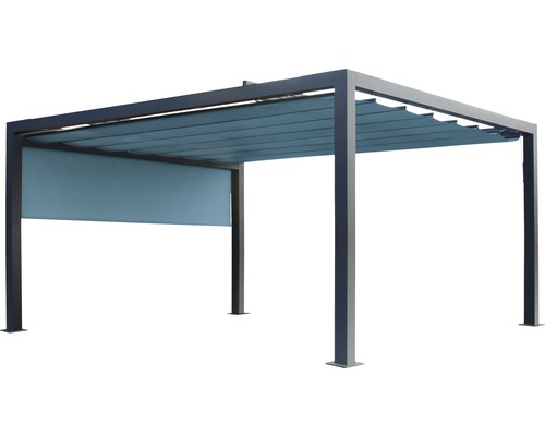 Pergola mit ausziehbarem Sonnenschutz