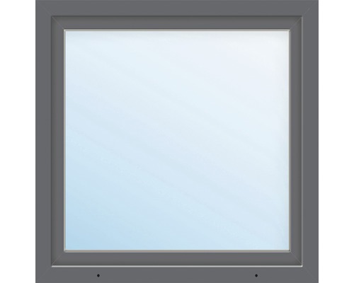 Kunststofffenster ARON Basic weiß/anthrazit 700x700 mm DIN Links