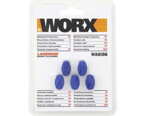 Worx wasserfeste Steckverbinder im Set