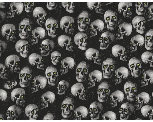 Wassertransferdruck Folie Skulls CD-325 50x100 cm