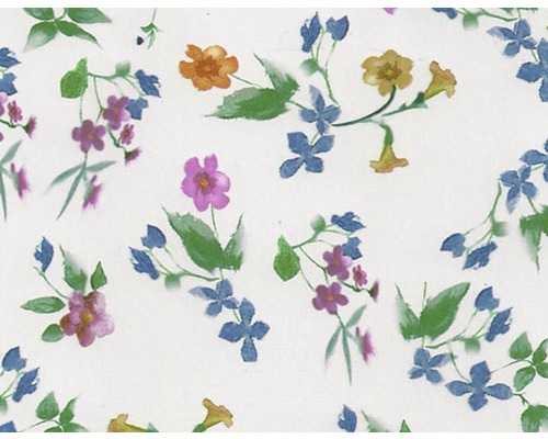 Wassertransferdruck Folie Blumen bunt CD-189 50x100 cm Blumenmuster mit floralen Elementen