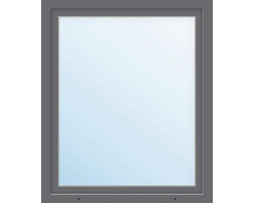 Kunststofffenster ARON Basic weiß/anthrazit 1100x1250 mm DIN Rechts