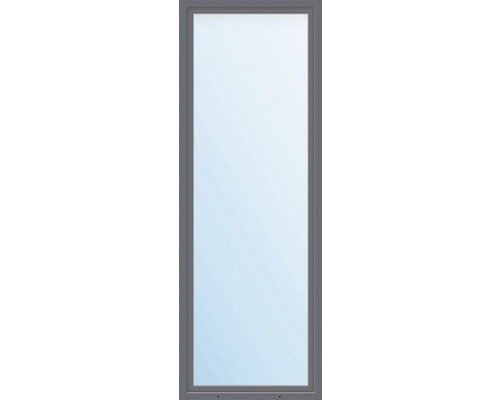 Kunststofffenster ARON Basic weiß/anthrazit 600x1500 mm DIN Links
