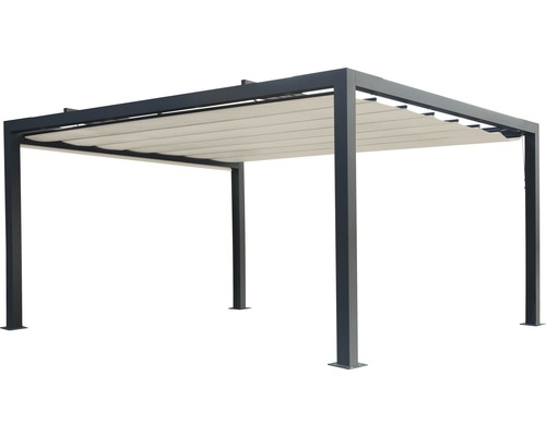 Freistehende Pergola mit beweglichem Lamellendach