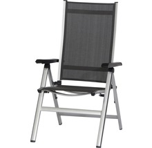 Gartensessel aus Aluminium und Textilbespannung