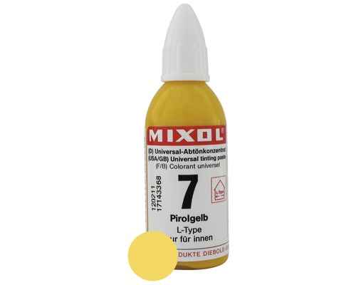 MIXOL® Abtönkonzentrat 7 pirolgelb 20 ml MIXOL® Abtönkonzentrat 7 pirolgelb 20 ml