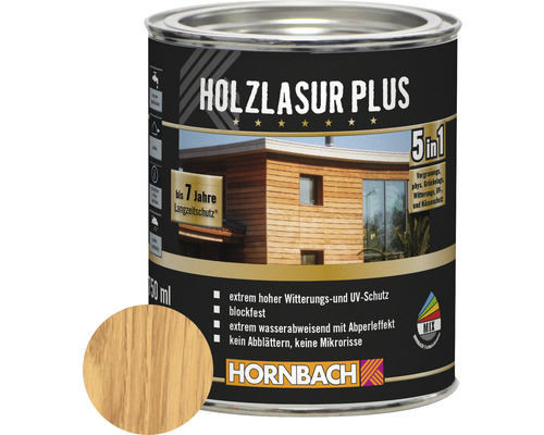 HORNBACH Holzlasur Plus kiefer 750 ml