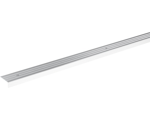 Treppenkantenprofil silber eloxiert gelocht 24,5x9,5x900 mm Treppenkantenprofil silber eloxiert gelocht 24,5x9,5x900 mm