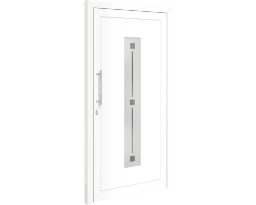 Haustür Aluminium Alaska weiß 1100 x 2100 mm links