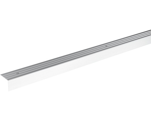 Treppenkantenprofil silber eloxiert gelocht 24,5x20x900 mm Treppenkantenprofil silber eloxiert gelocht 24,5x20x900 mm