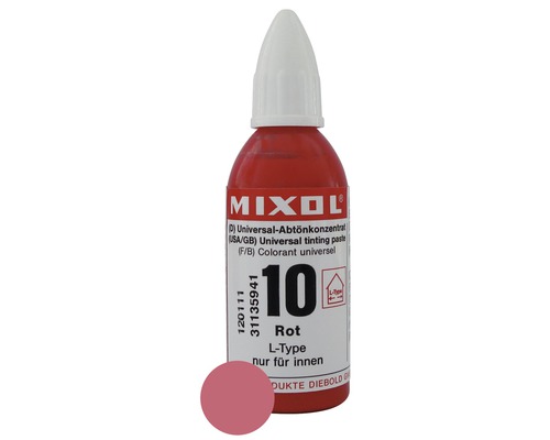 MIXOL® Abtönkonzentrat 10 rot 20 ml