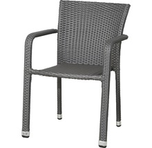 Gartenstuhl mit Armlehnen aus Polyrattan