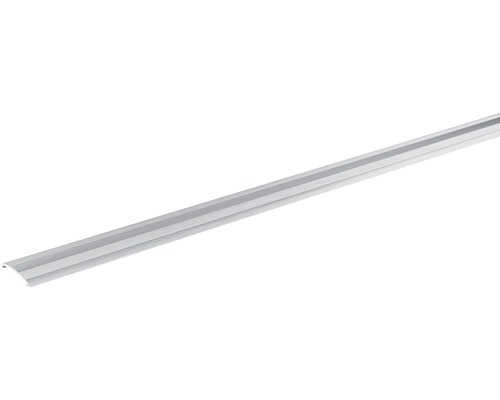 Anpassungsprofil silber eloxiert selbstklebend 28x4x900 mm Aluminiumprofil für LED-Streifen