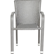 Rattan Gartenstuhl mit Armlehnen