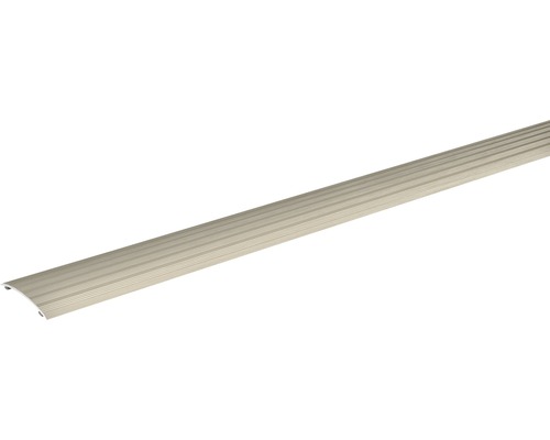 Anpassungsprofil cognac eloxiert selbstklebend 40x4,5x900 mm Aluminium Übergangsprofil mit Rillen