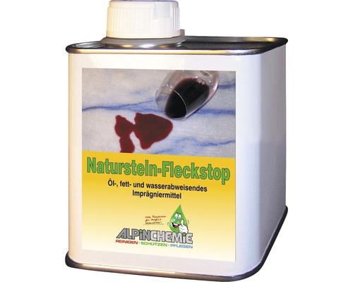 Naturstein-Fleckstop Alpin Chemie 0,5 Liter Naturstein Fleckentferner in einer Metalldose
