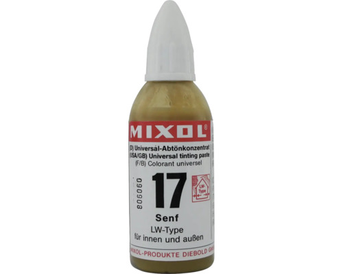 Mixol Universal Abtönkonzentrat Nummer 17 Senf für Innen- und Außenbereich