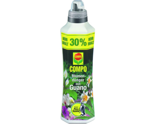 COMPO Blumendünger mit Guano in einer Flasche
