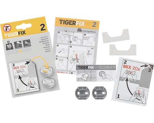 Klebesystem Tiger Tigerfix-Set Typ 2