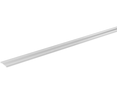 Übergangsprofil silber eloxiert selbstklebend 28x2x900 mm Aluminiumprofil zur Abdeckung von Kabeln