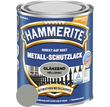 HAMMERITE Metall-Schutzlack glänzend Hellgrau 750 ml-thumb-0