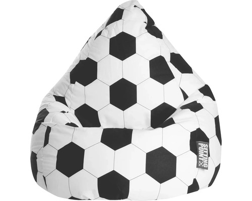 Sitzsack mit Fußballmuster
