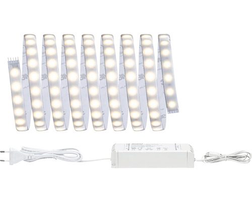 MaxLED 500 Betriebsfertiges Strip-Basisset 3,0 m 18W 1320 lm 2700 K warmweiß 216 LED´s beschichtet 24V Smart Home-fähig nach Erweiterung LED-Streifen mit Netzteil
