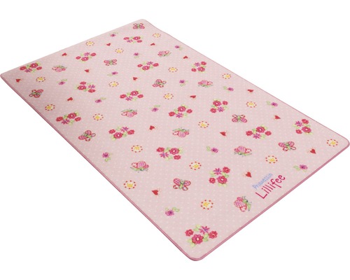 Prinzessin Lillifee Spielteppich mit Blumen- und Herzmuster
