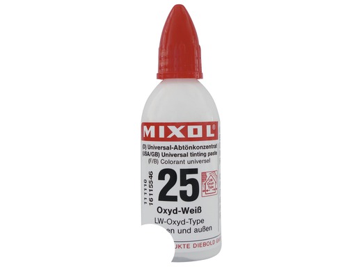 MIXOL® Abtönkonzentrat 25 Oxyd weiß 20 ml