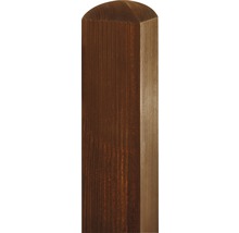 Holzpfosten mit abgerundeter Spitze