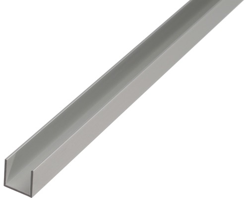 U-Profil Aluminium silber eloxiert 25 x 25 x 2 mm 2,0 mm , 2 m U-Profil Aluminium silber eloxiert 25 x 25 x 2 mm 2,0 mm , 2 m