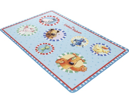 Teppich mit Tiermotiven für Kinder