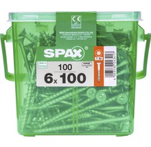 Spax Holzschraube Wirox Senkkopf Torx T30 Holz-Teilgewinde 6x100 mm 100 Stück