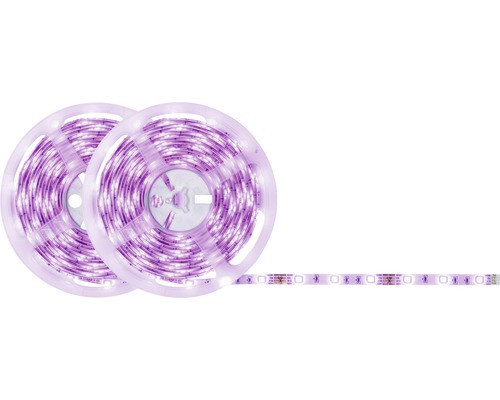 Zwei LED-Streifen auf Rollen