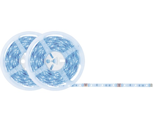 Zwei LED-Streifen auf Rollen