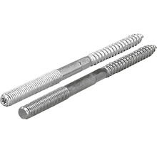 Zwei Stockschrauben aus Metall