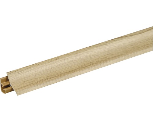 Wandabschlussleiste Sanremo WAP 23 Länge: 3000 mm Sockelleiste mit Holzdekor